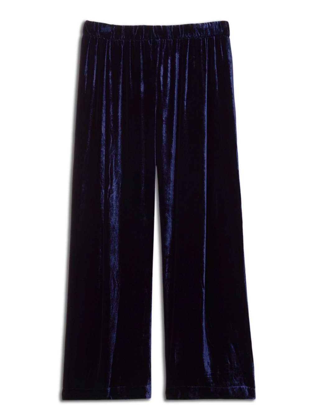 Eileen Fisher Velvet Pleated Straight Pant XS